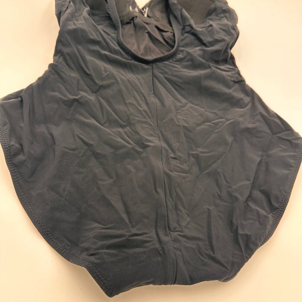 Gottex Black Wrap Swimsuit One Piece Size 16 - Picture 4 of 11